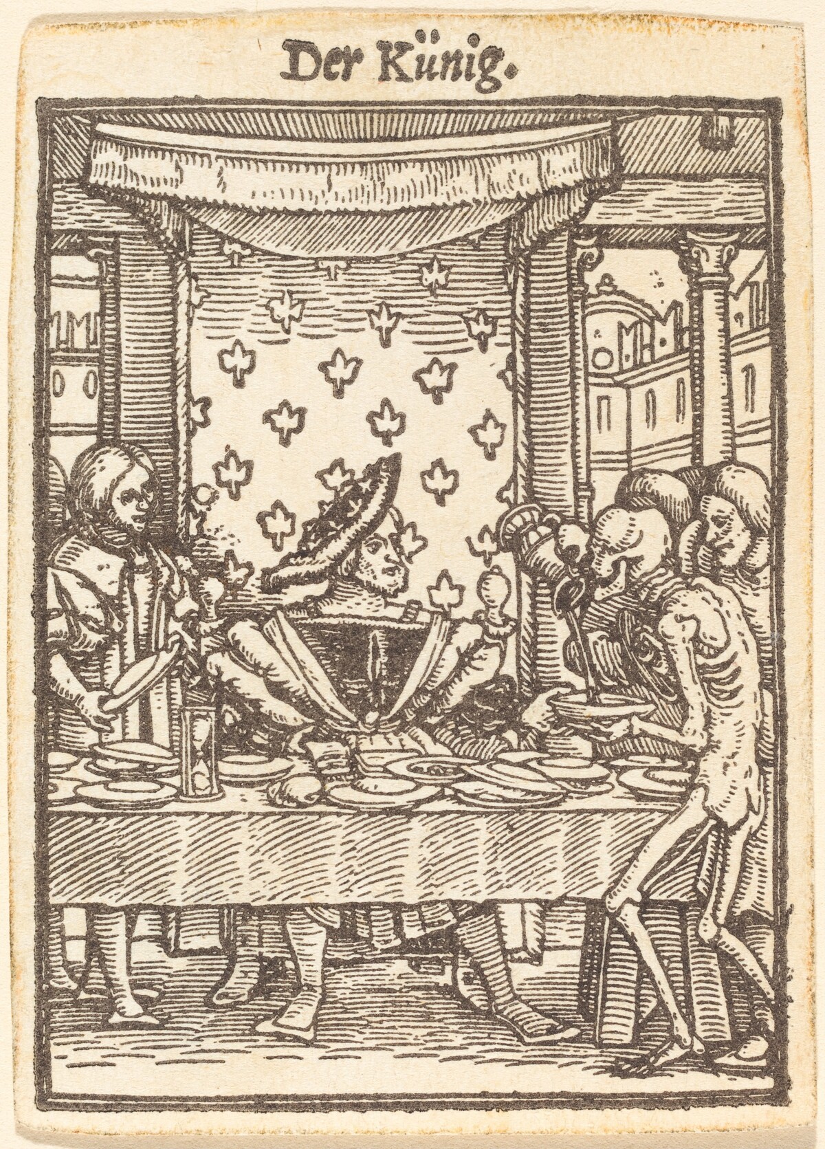Der Künig (The King) by Hans Lützelburger after Hans Holbein the Younger