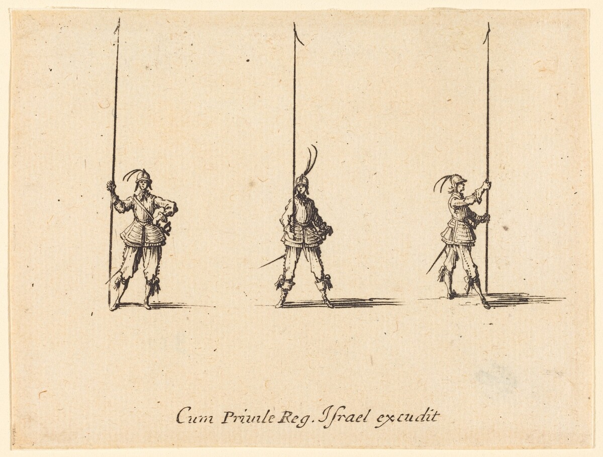 Drill with Raised Pikes by Jacques Callot
