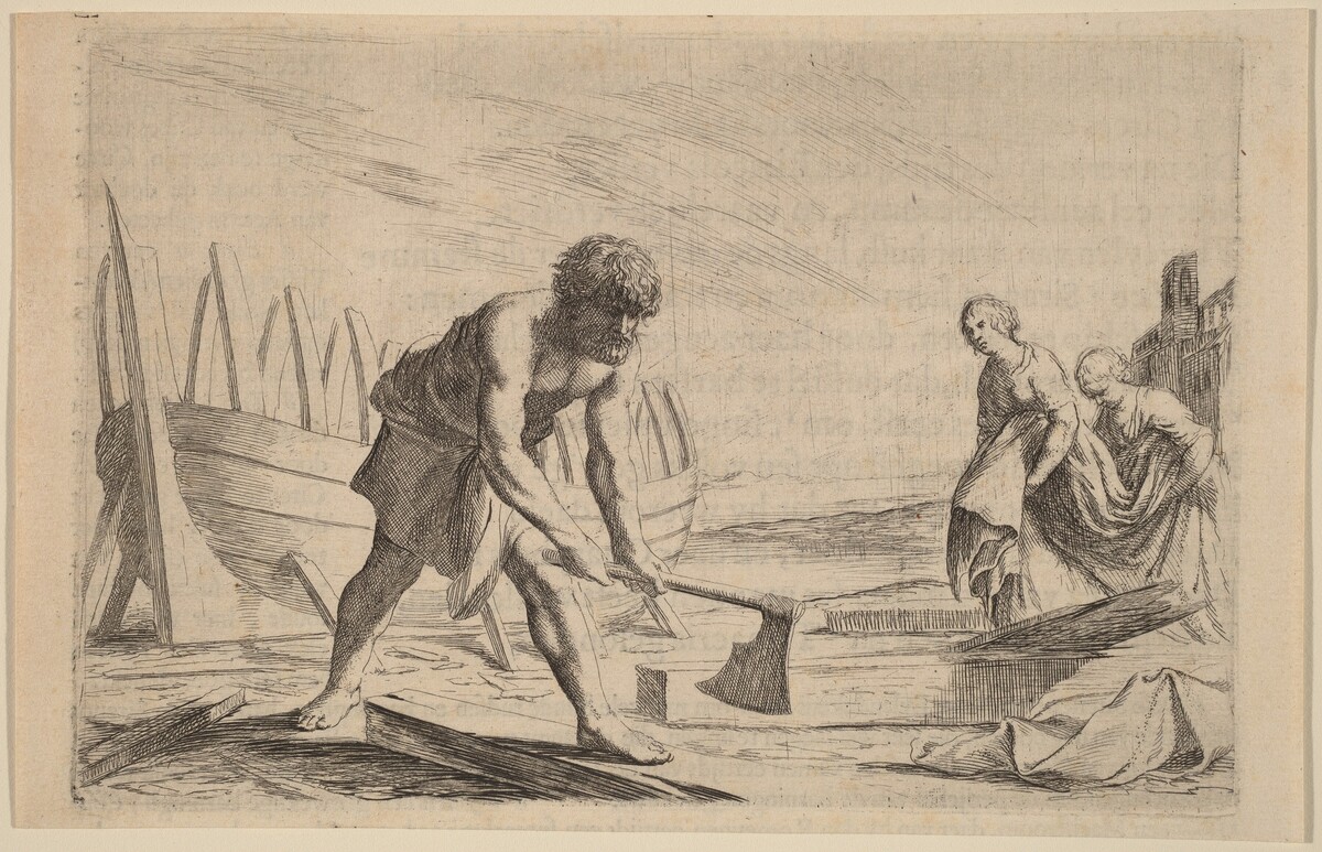 Ulysses on the Island of the Goddess Calypso by Willem Basse