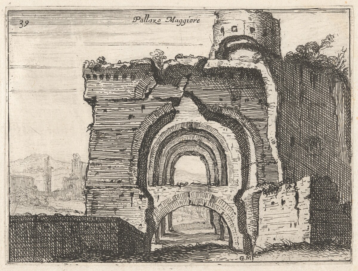 Palazzo Maggiore (Imperial Palace on the Palatine) by Giovanni Battista Mercati