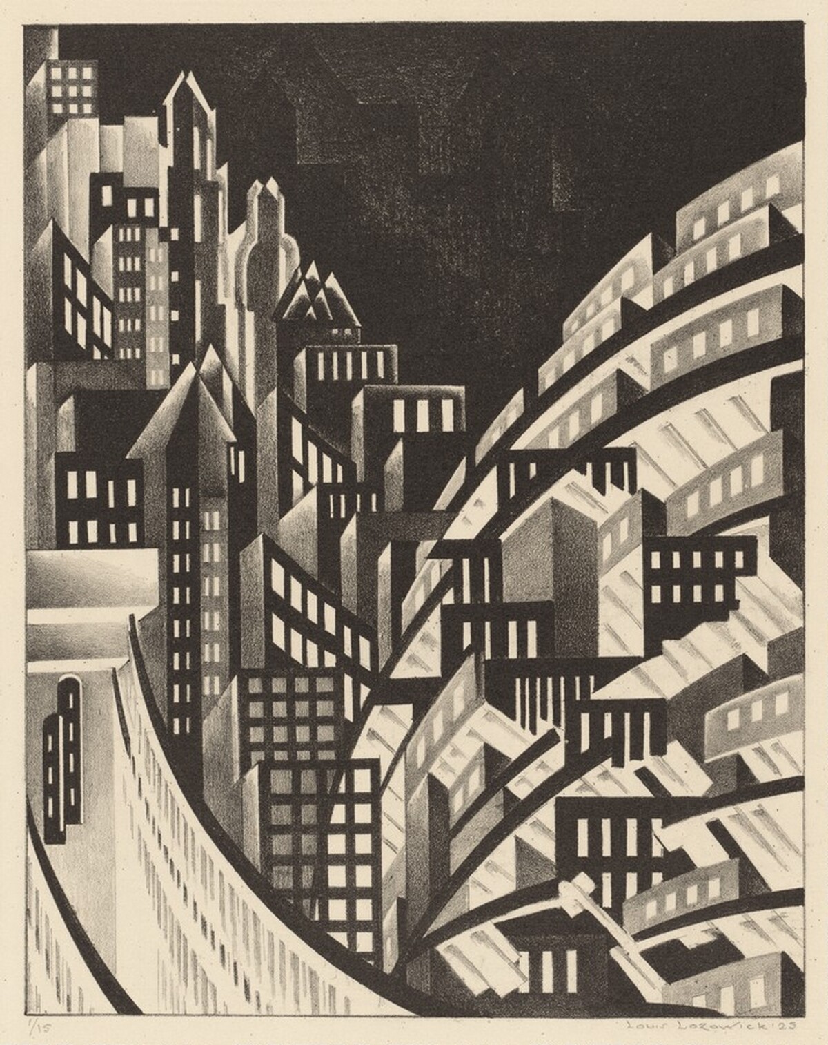New York by Louis Lozowick