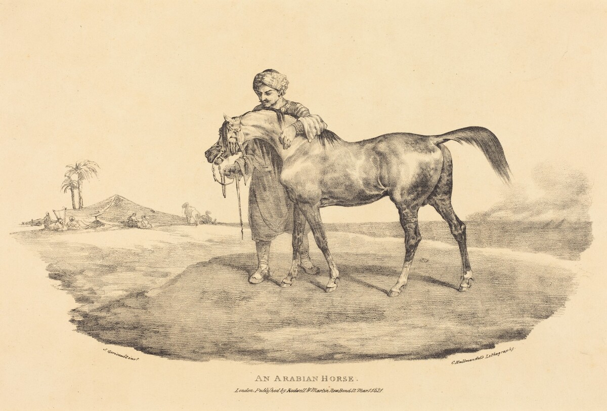 An Arabian Horse by Théodore Gericault