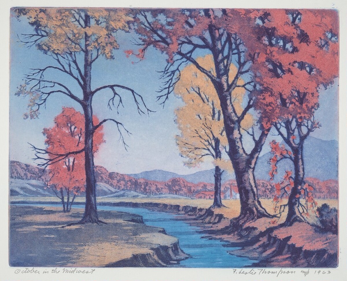 October in the Midwest by F. Leslie Thompson
