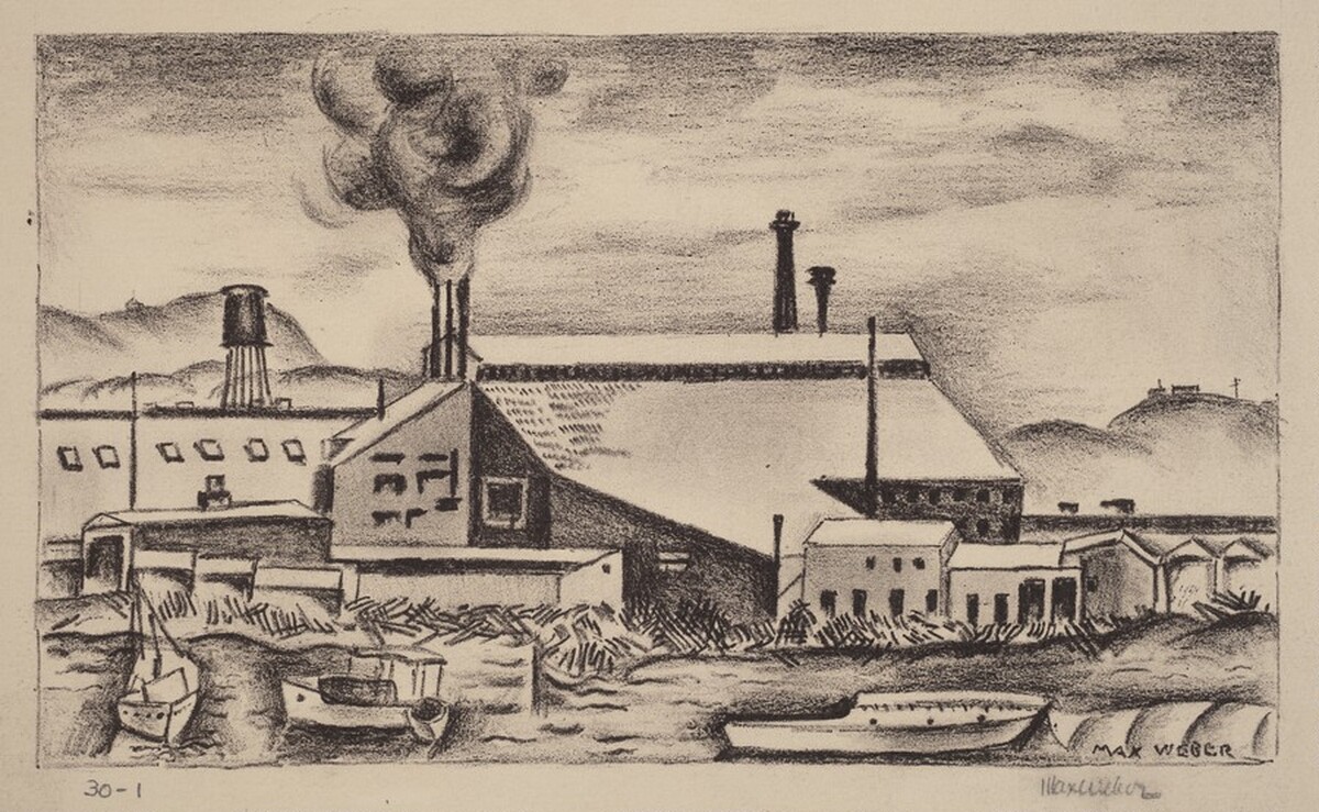 Spuyten Duyvil by Max Weber