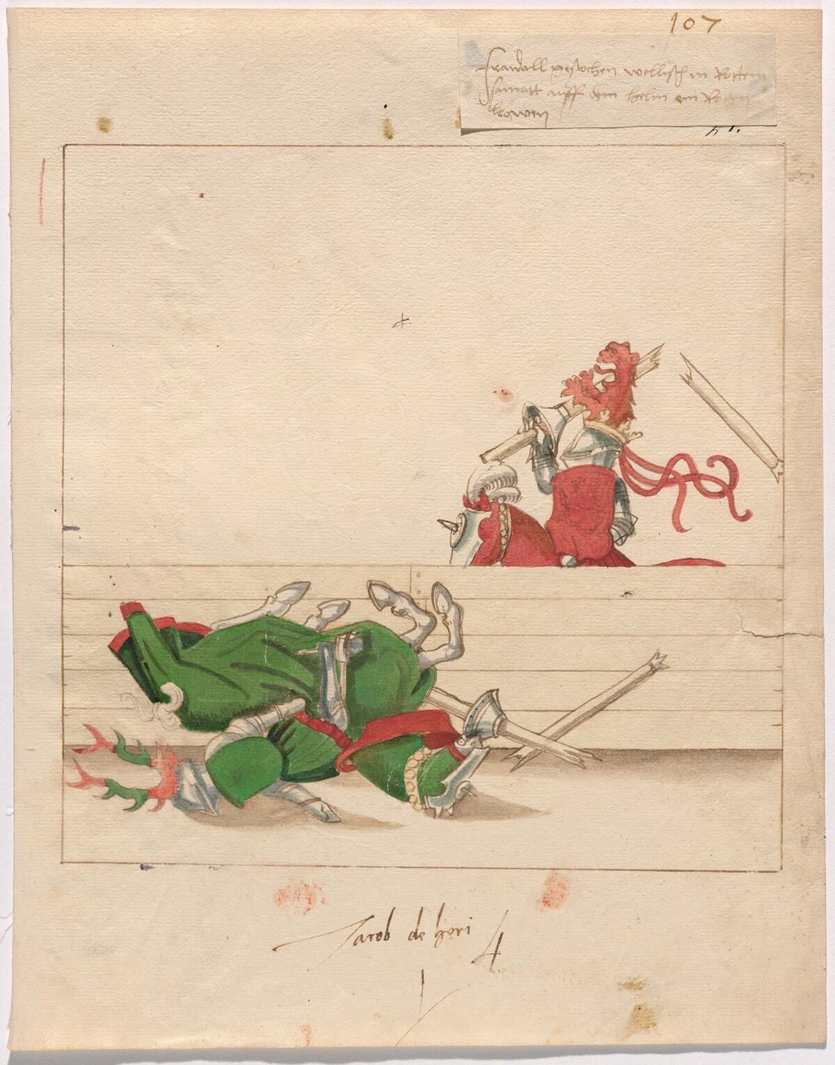 Italian Joust of Peace by German 16th Century