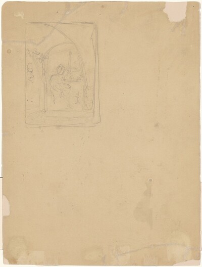 Study of an Interior [verso]