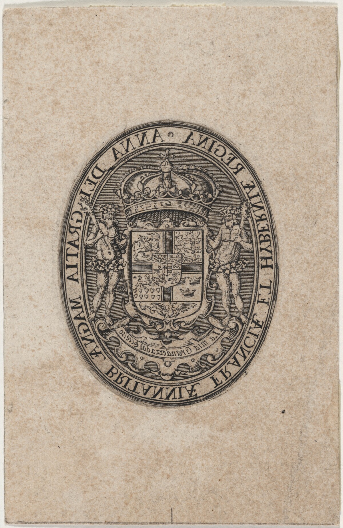 Shield of Anne of Denmark by Simon de Passe
