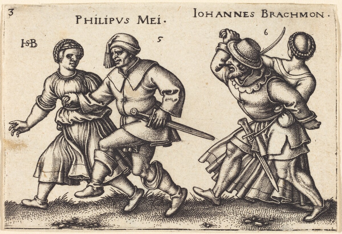 May and June by Sebald Beham
