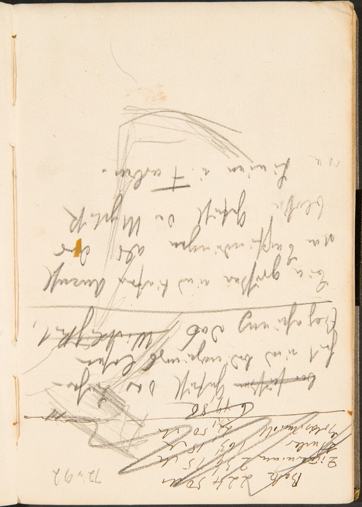Notizen (Notation) [p. 11] by Max Beckmann