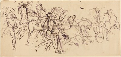 Charioteers (recto and verso)