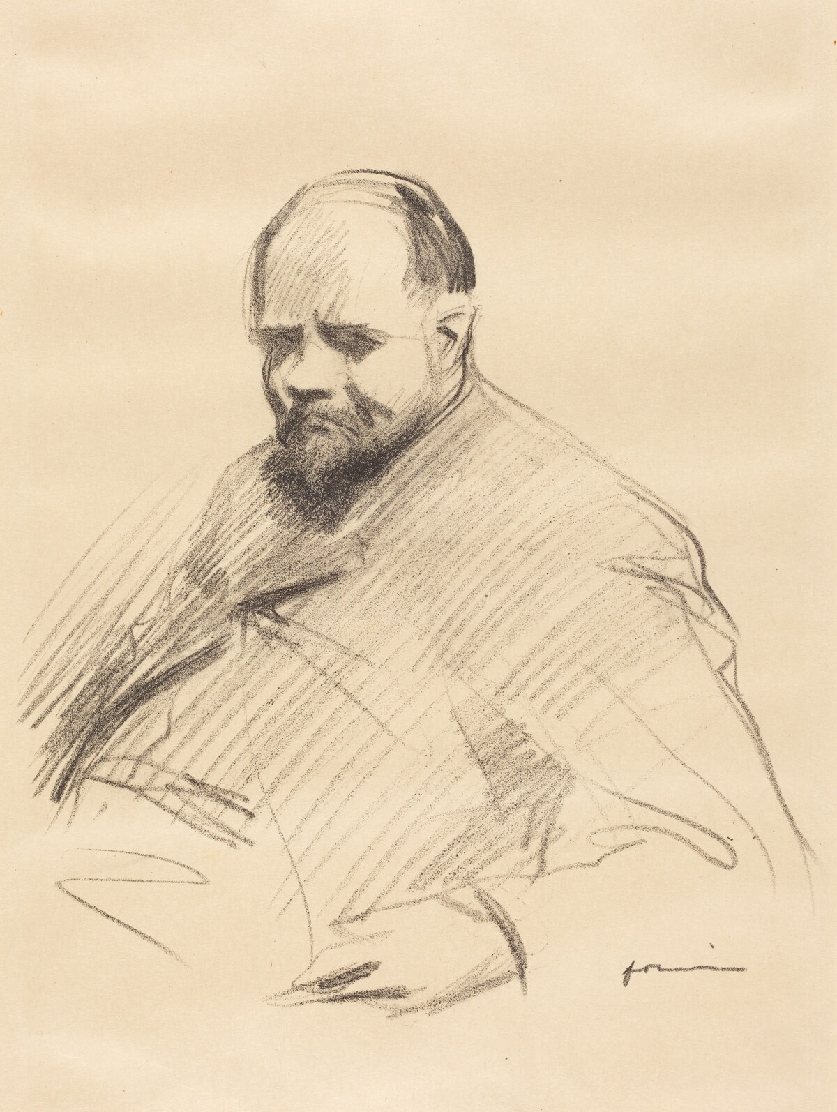 Portrait d'Ambroise Vollard (Portrait of Ambroise Vollard) by Jean-Louis Forain