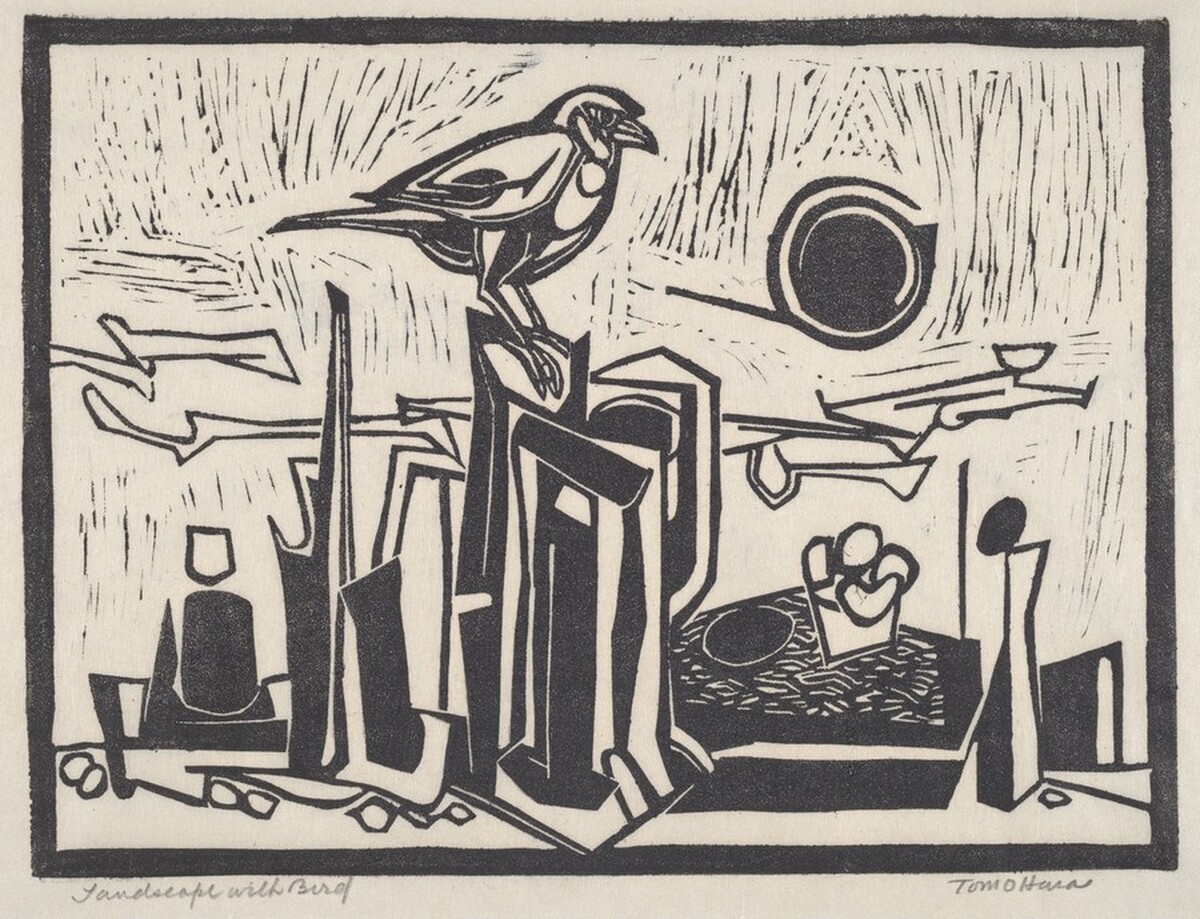 Landscape with Bird by Tom O'Hara