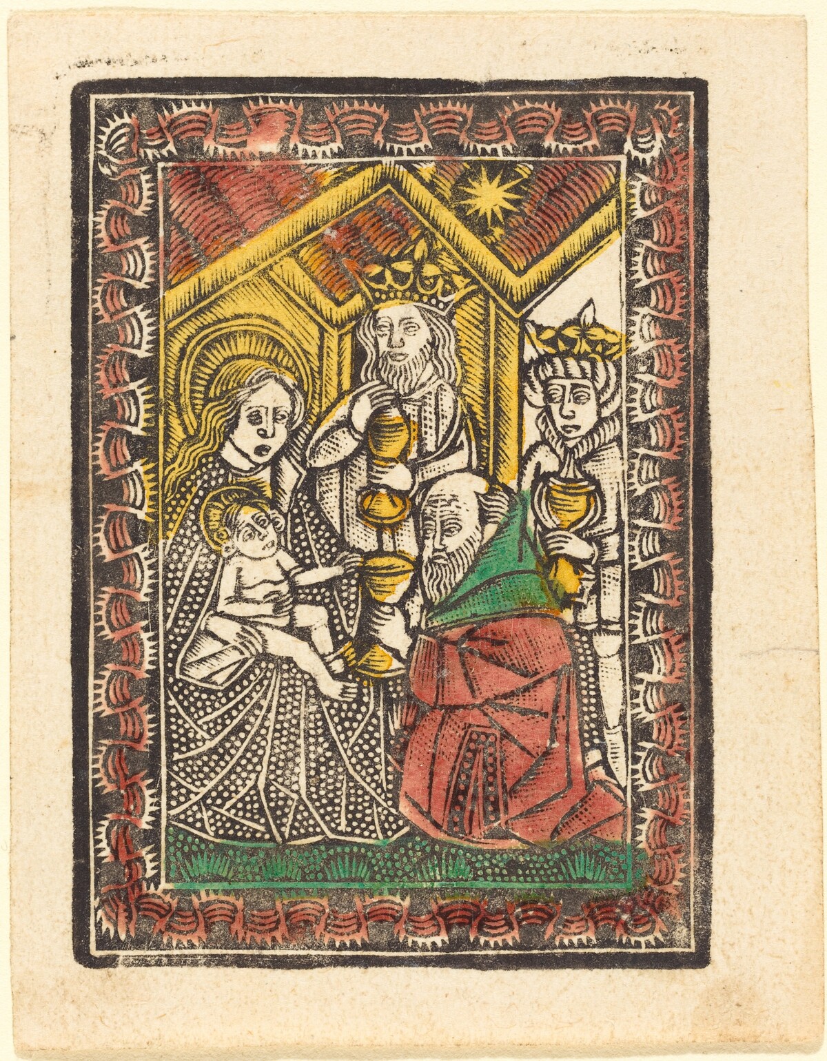 The Adoration of the Magi by German 15th Century