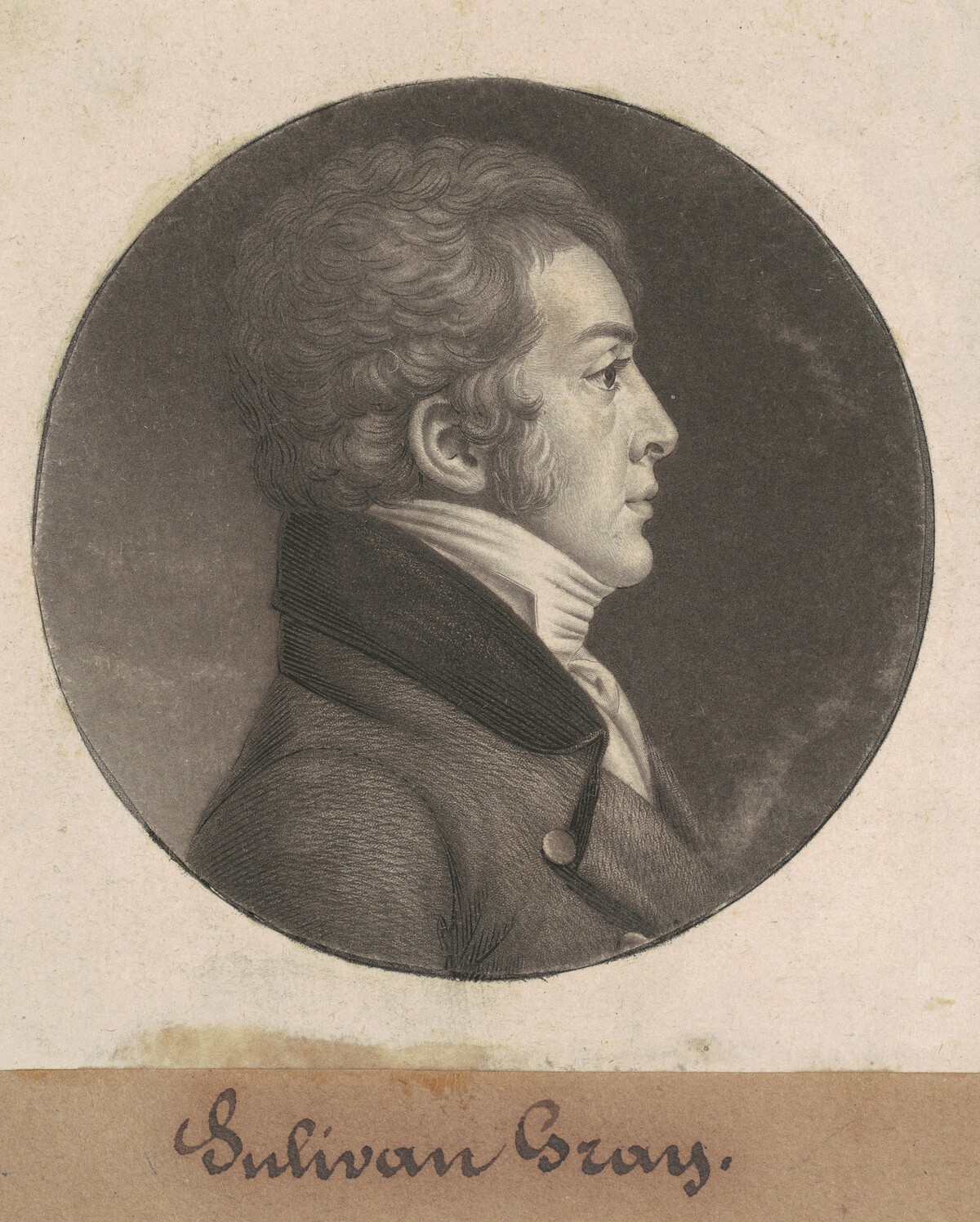 Sulivan Gray by Charles B. J. Févret de Saint-Mémin
