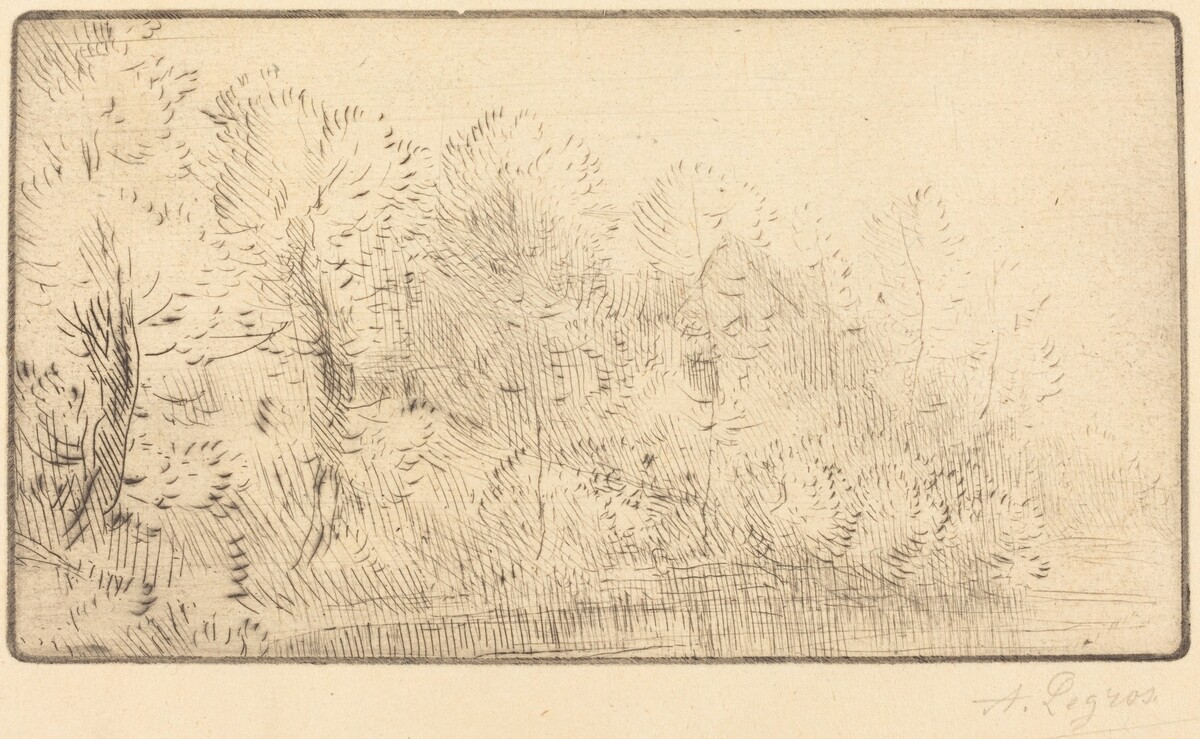 Along the River (Sur la riviere) by Alphonse Legros