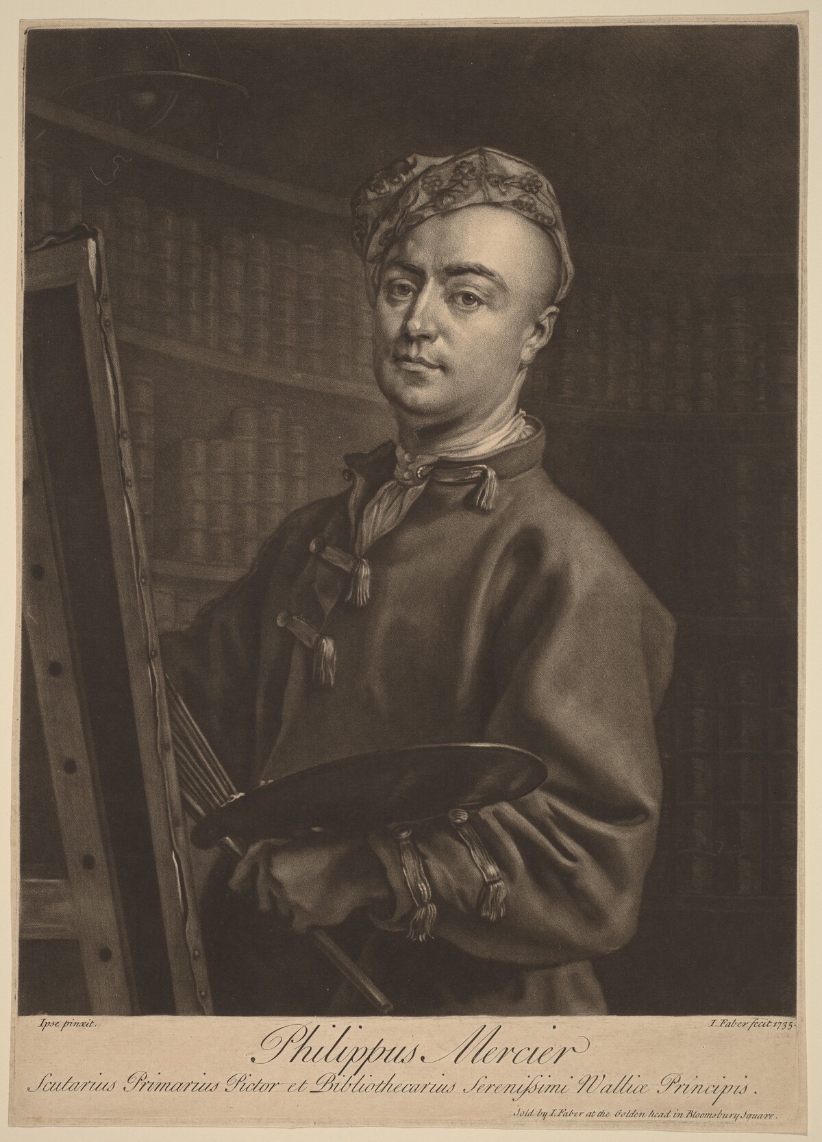 Philip Mercier by John Faber II after Philip Mercier