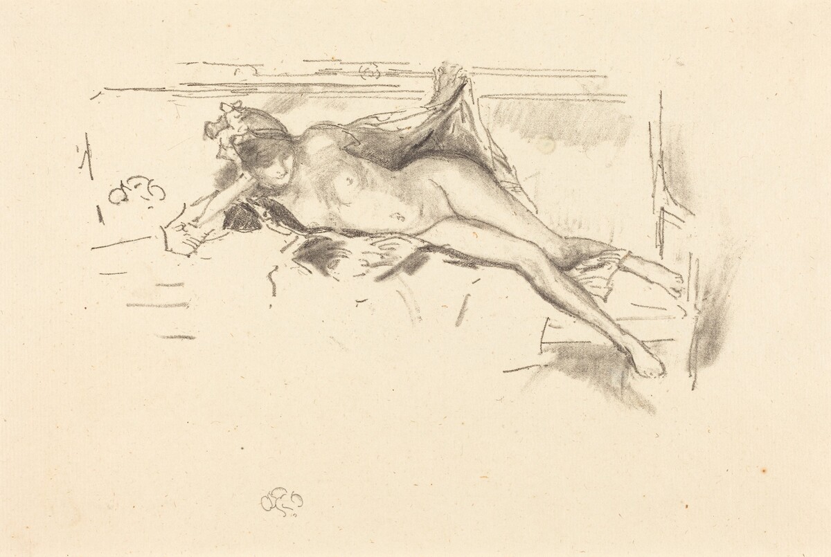 Nude Model, Reclining by James McNeill Whistler
