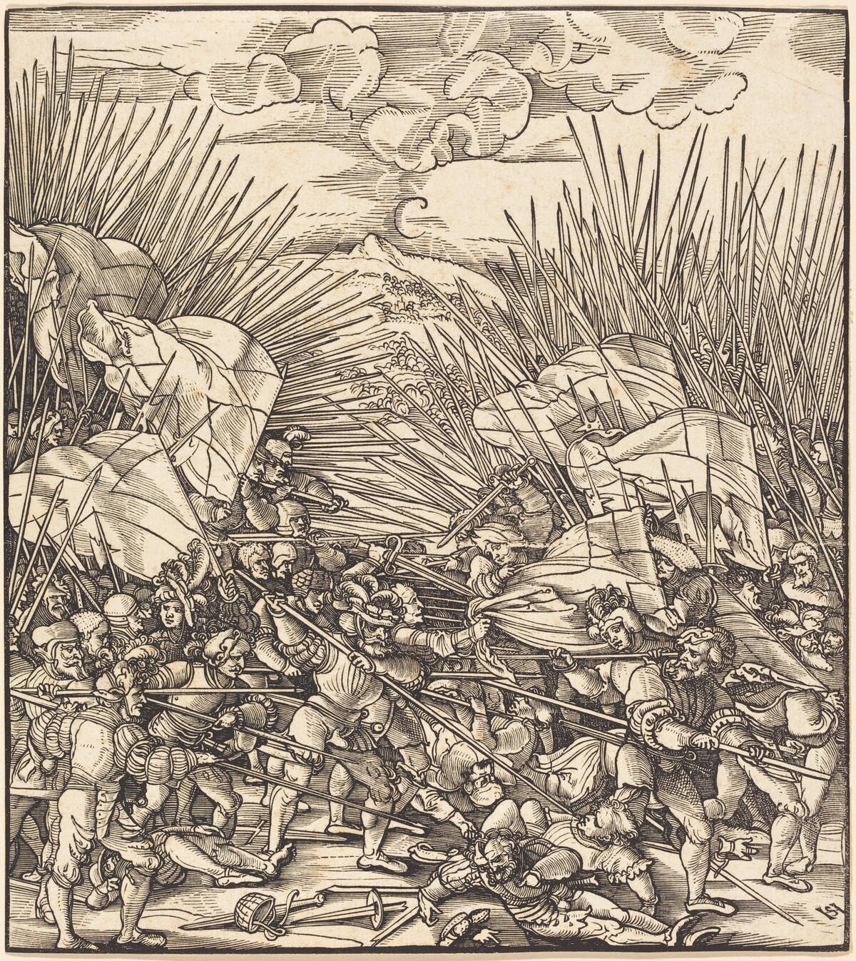 Battle of Cividale by Hans Leonard Schäufelein