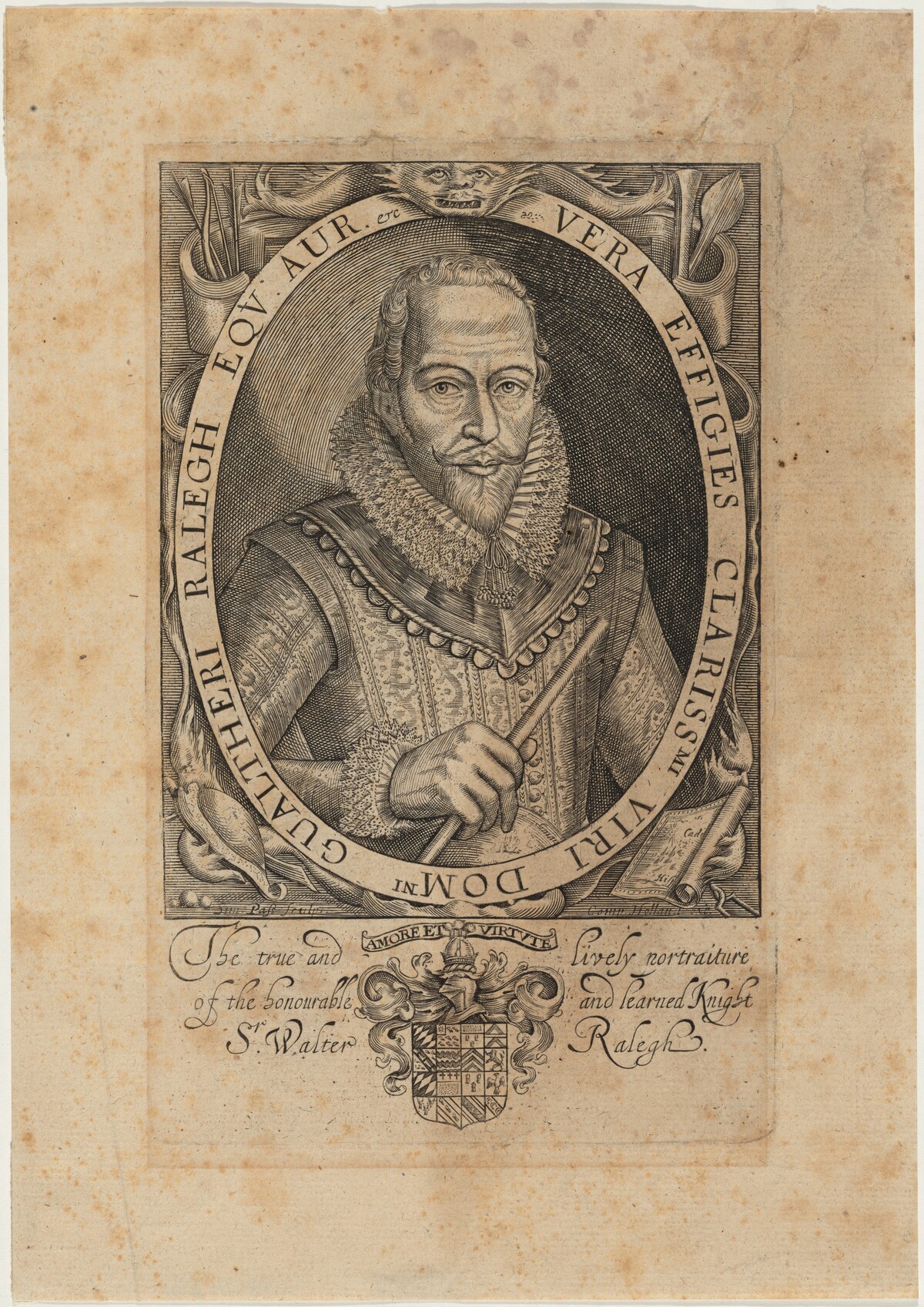 Sir Walter Raleigh by Simon de Passe