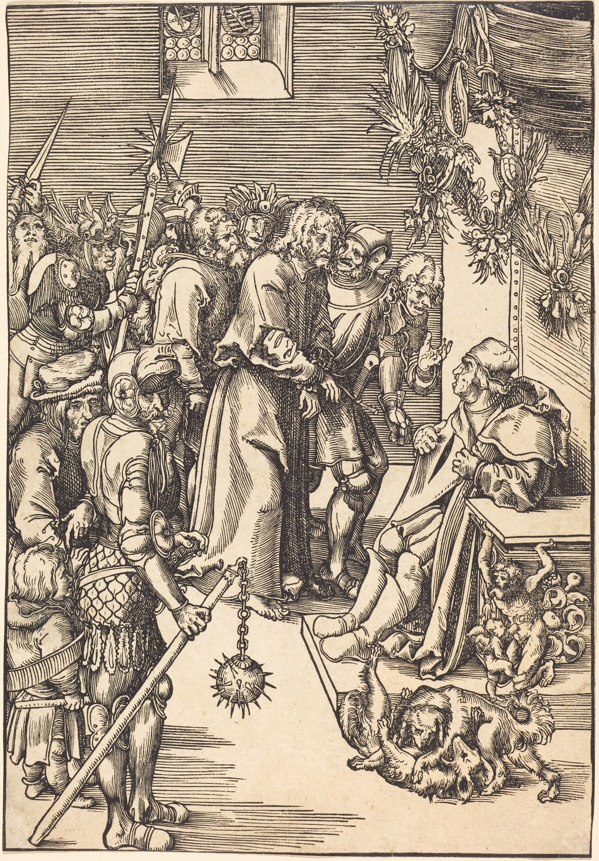 Christ before Caiaphas by Lucas Cranach the Elder