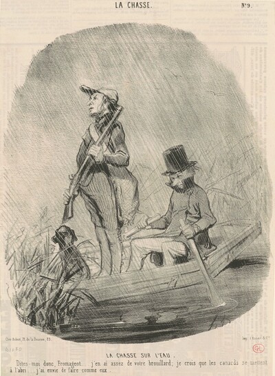 La chasse sur l'eau