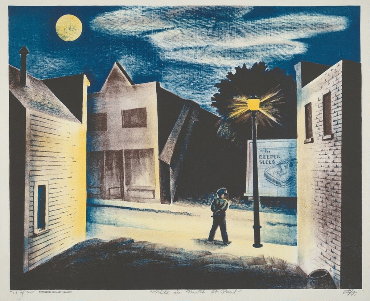 Nite in North St. Paul by Alexander Oja