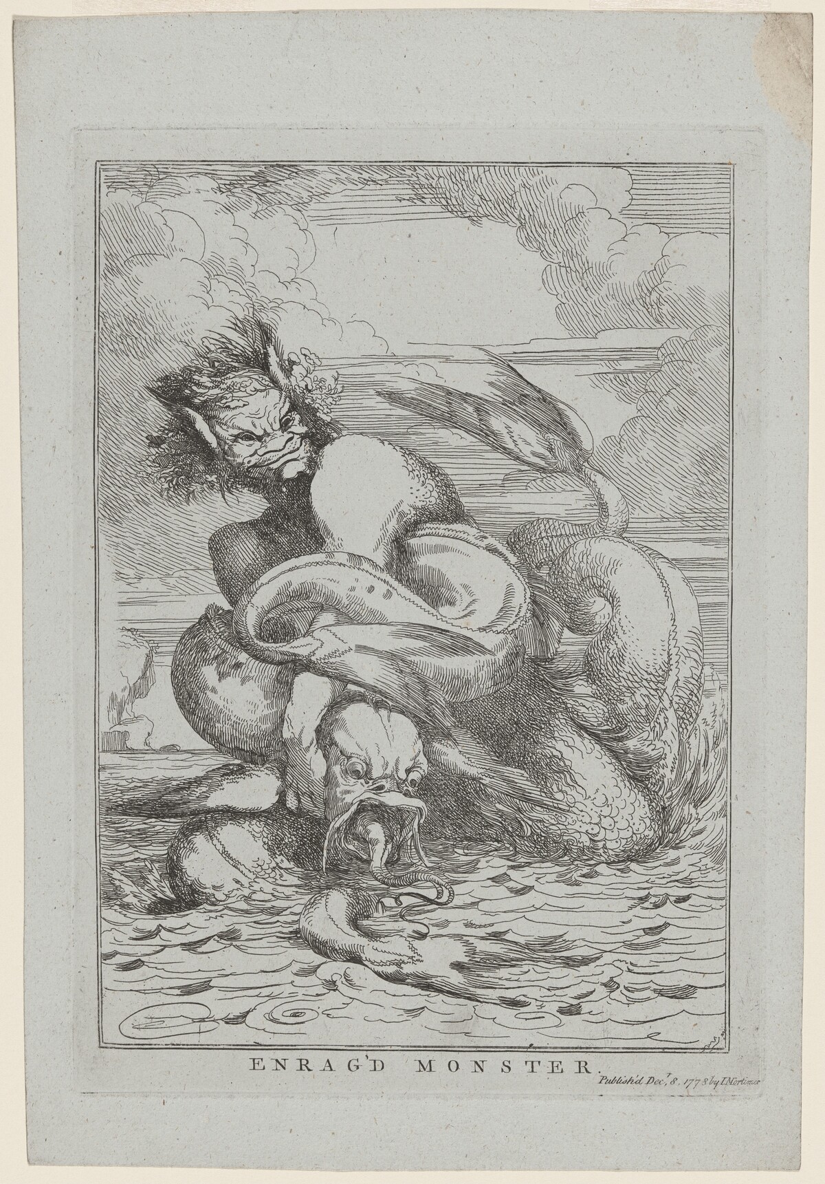 Enrag'd Monster by John Hamilton Mortimer