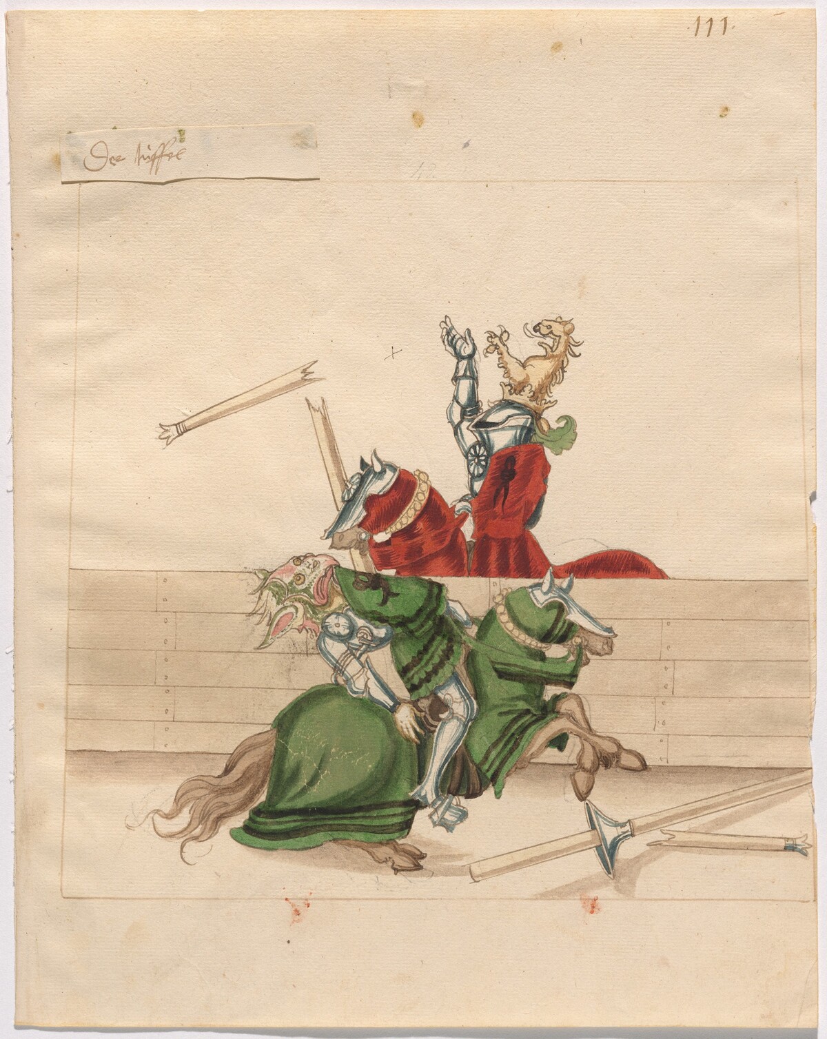 Italian Joust of Peace by German 16th Century