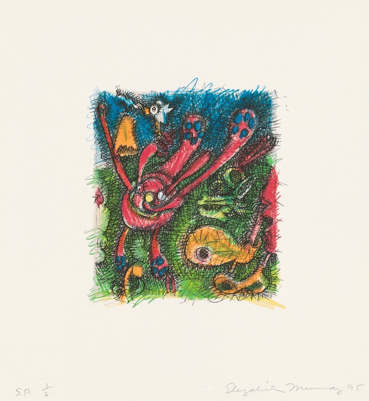 Red Violet by Elizabeth Murray