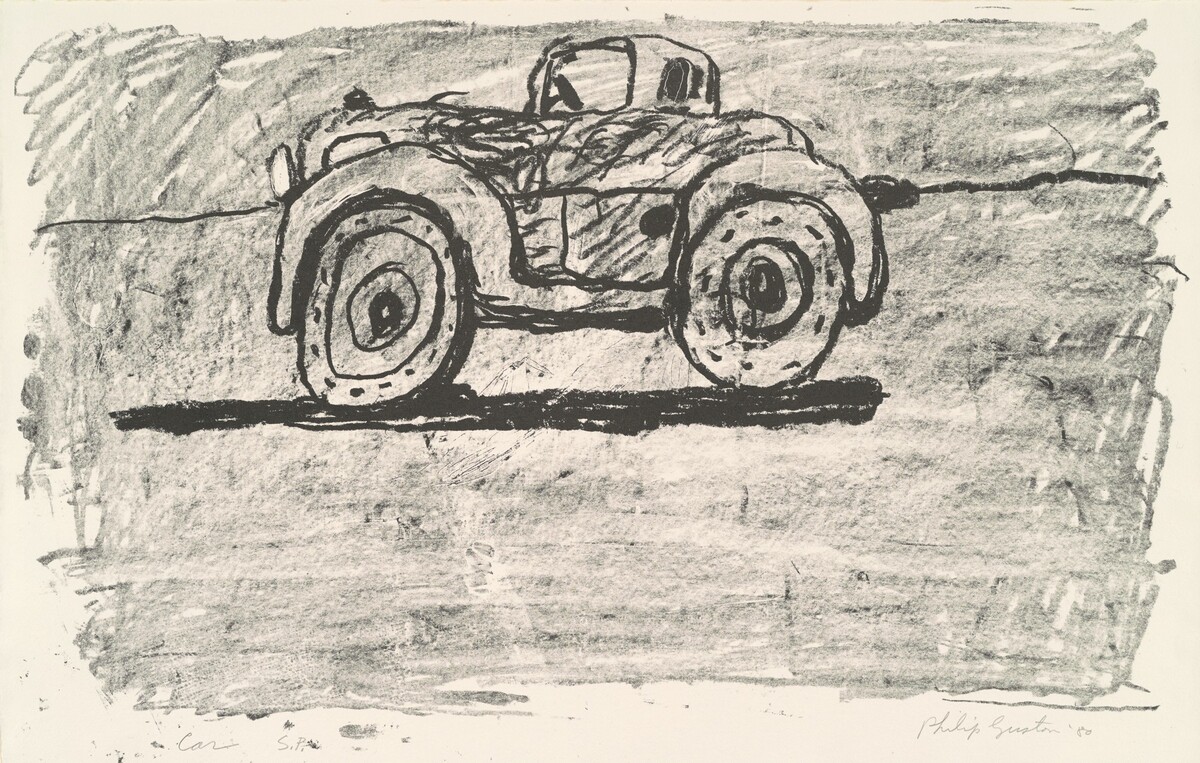 Car [special proof] by Philip Guston