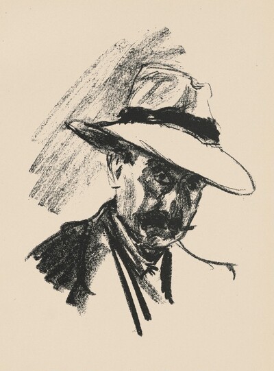 Selbstbildnis (Self-Portrait) from Deutsche Graphiker der Gegenwart (German Printmakers of Our Time)