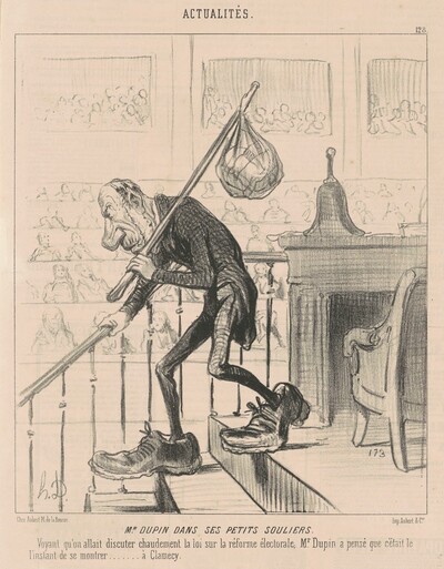 M. Dupin dans ses petits souliers