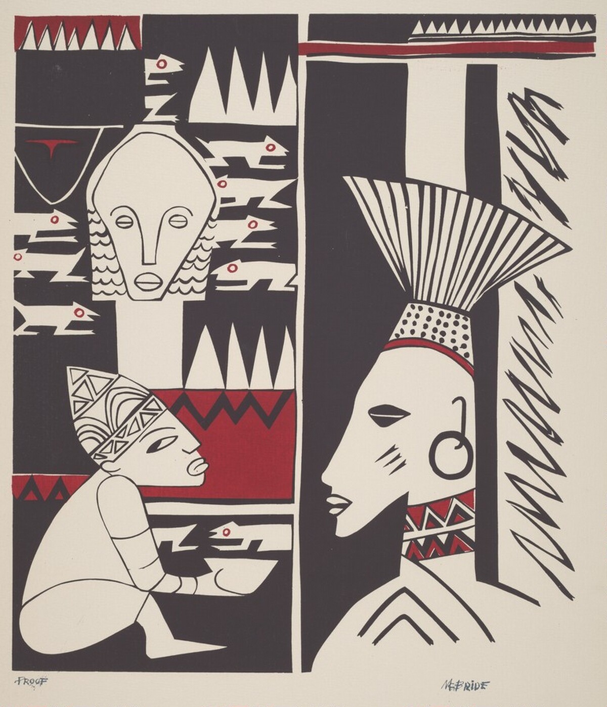 Untitled (Masks II) by William McBride