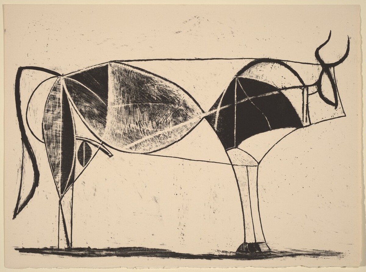The Bull (Le taureau) by Pablo Picasso