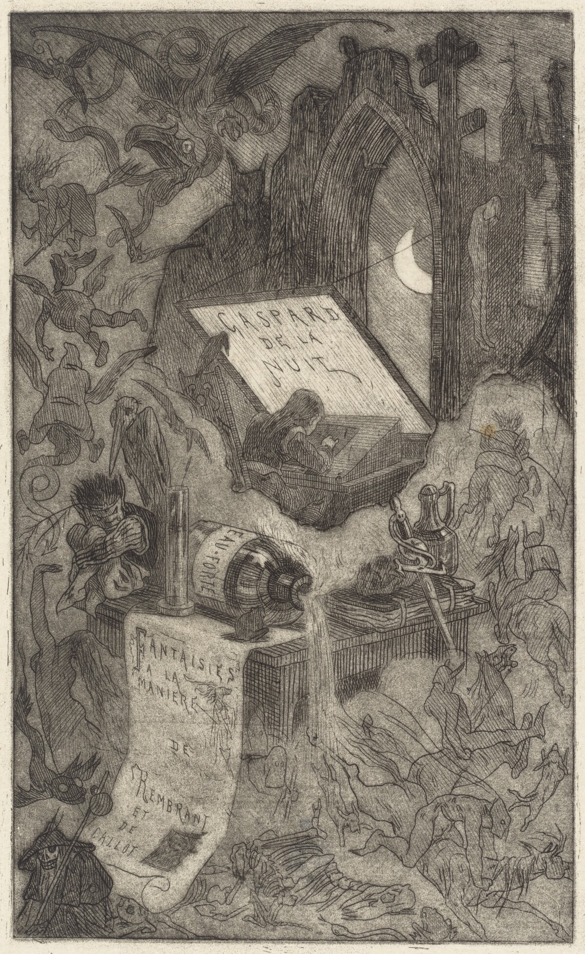 Gaspard de la Nuit by Félicien Rops