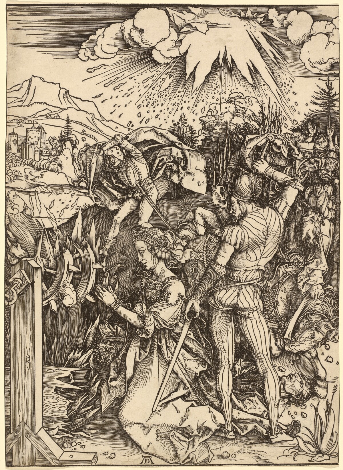 The Martyrdom of Saint Catherine by Albrecht Dürer