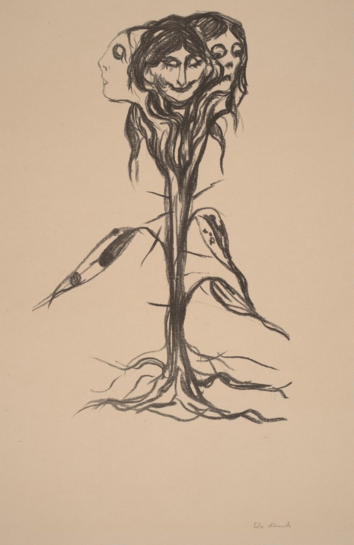 Vignette: Amaryllis by Edvard Munch