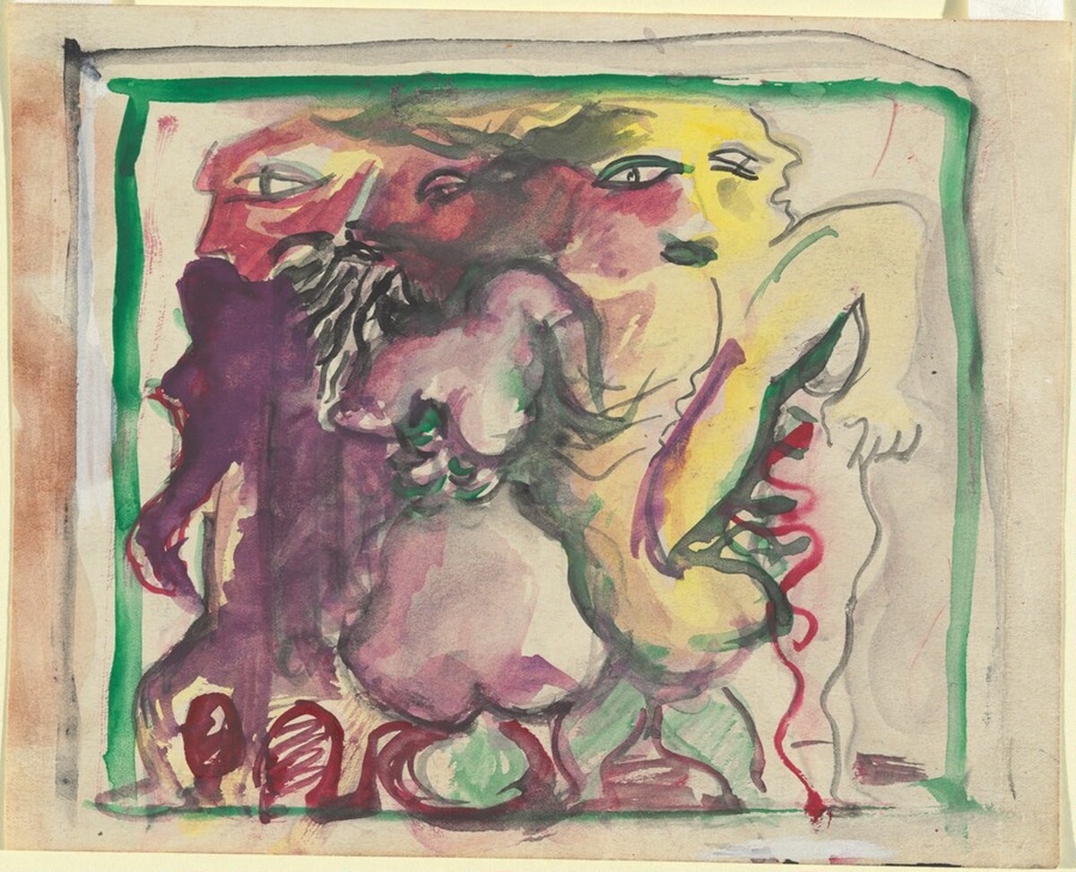 Untitled (Related to “Antigone”). by Mark Rothko