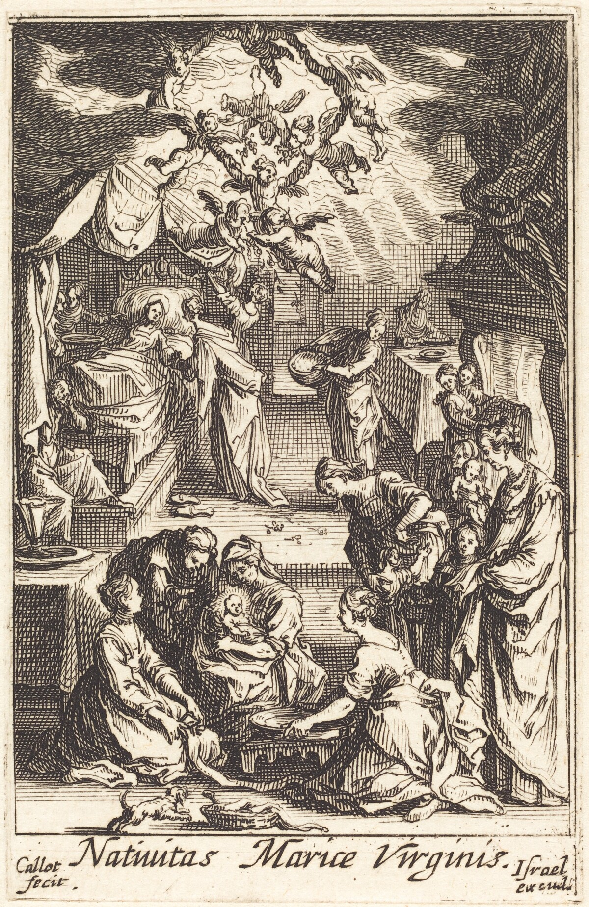 The Birth of the Virgin by Jacques Callot