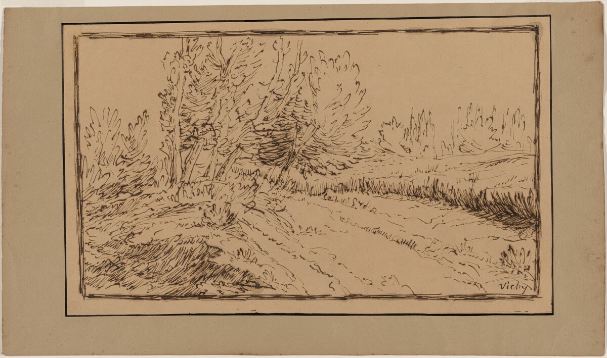 Path in the Countryside, Vichy by Jean-François Millet
