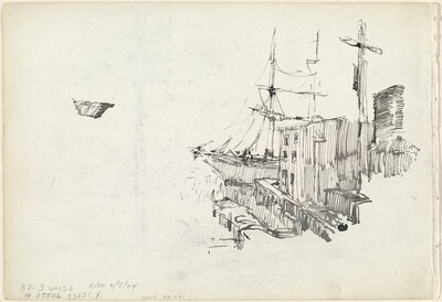 Schooner at Dock