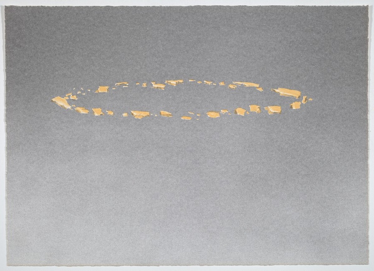 Cheese Oval by Ed Ruscha