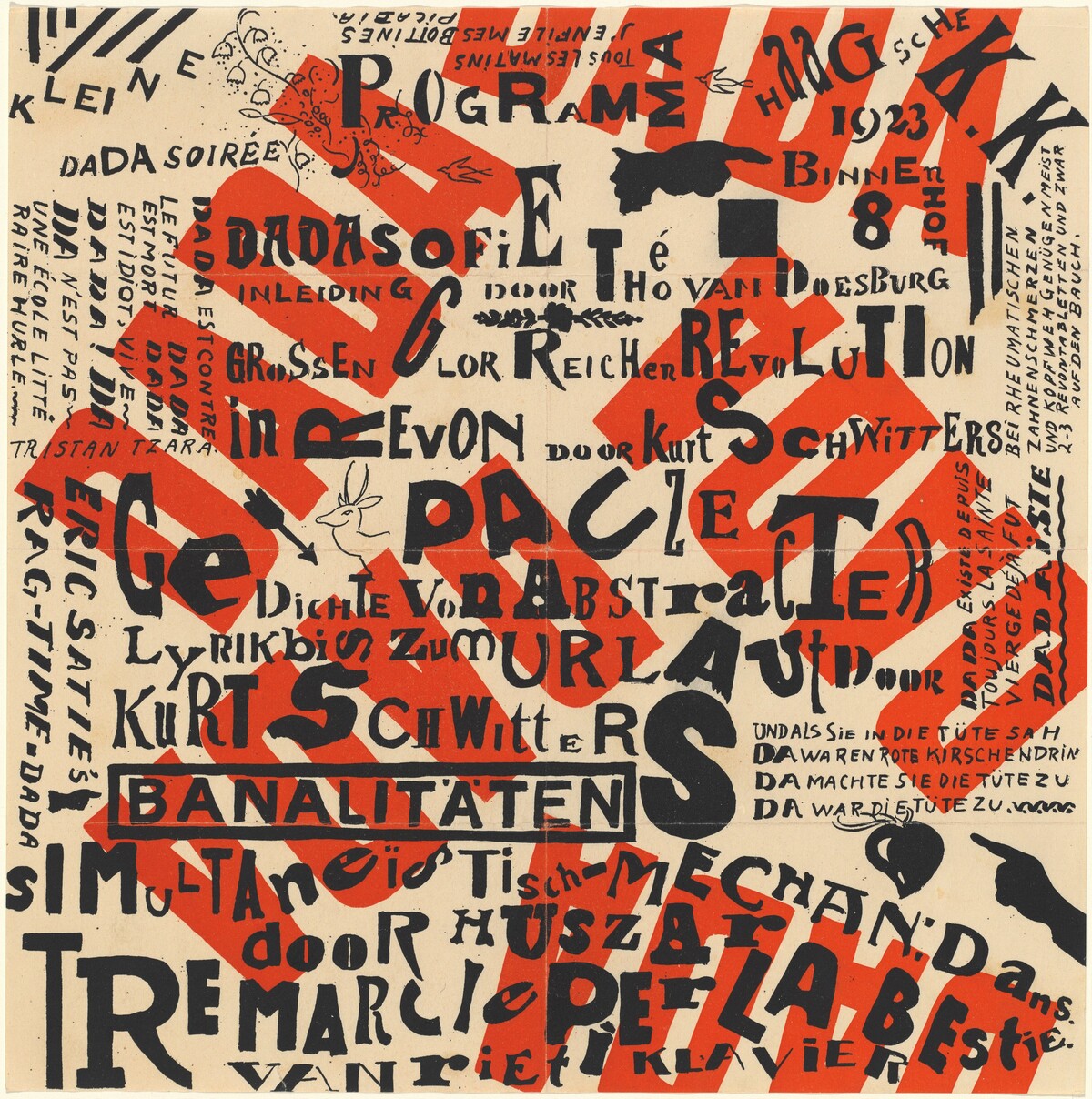 Kleine Dada Soirée (Small Dada Evening) by Theo van Doesburg and Kurt Schwitters
