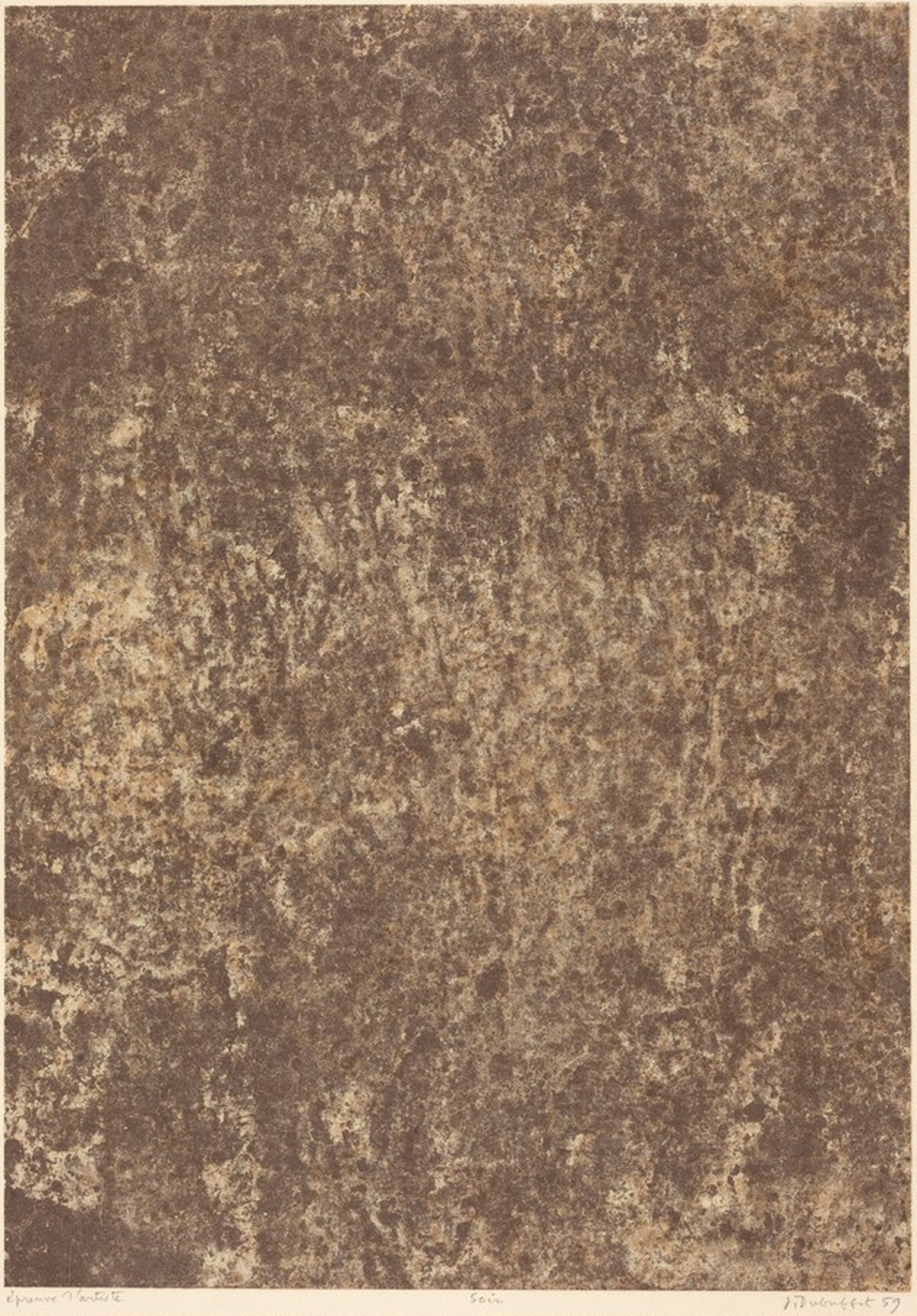 Soir by Jean Dubuffet