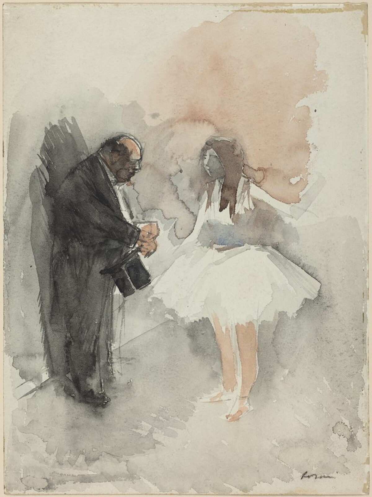 Behind the Scenes by Jean-Louis Forain