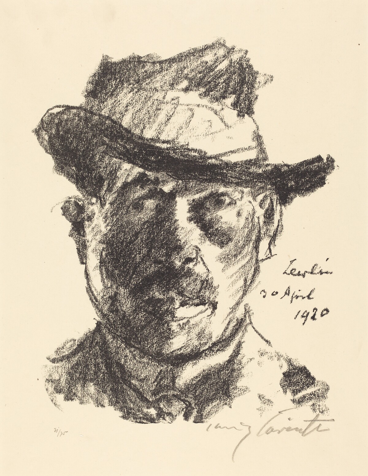 Selbstbildnis (Self-Portrait) by Lovis Corinth