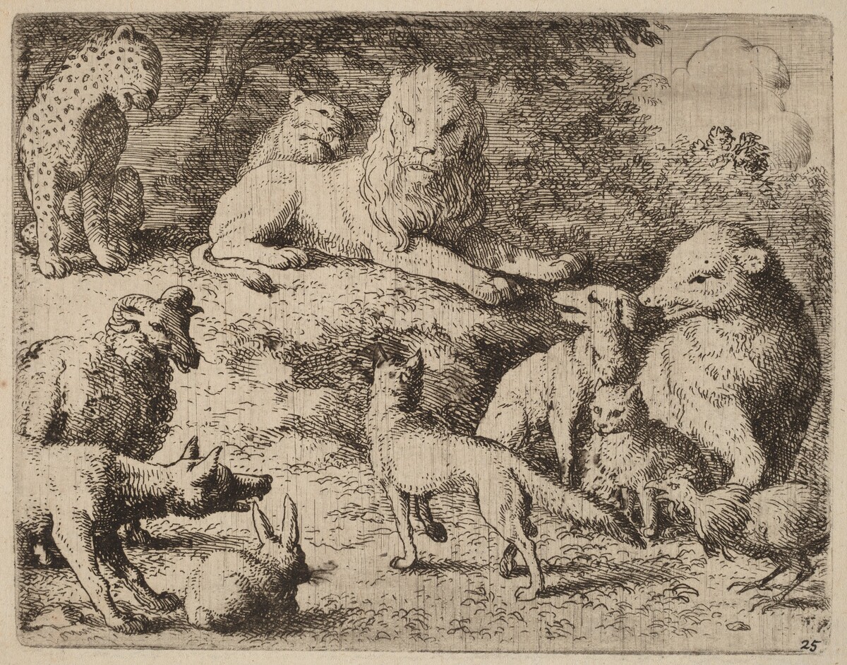 The Animals Present Their Charges Against Reynard by Allart van Everdingen