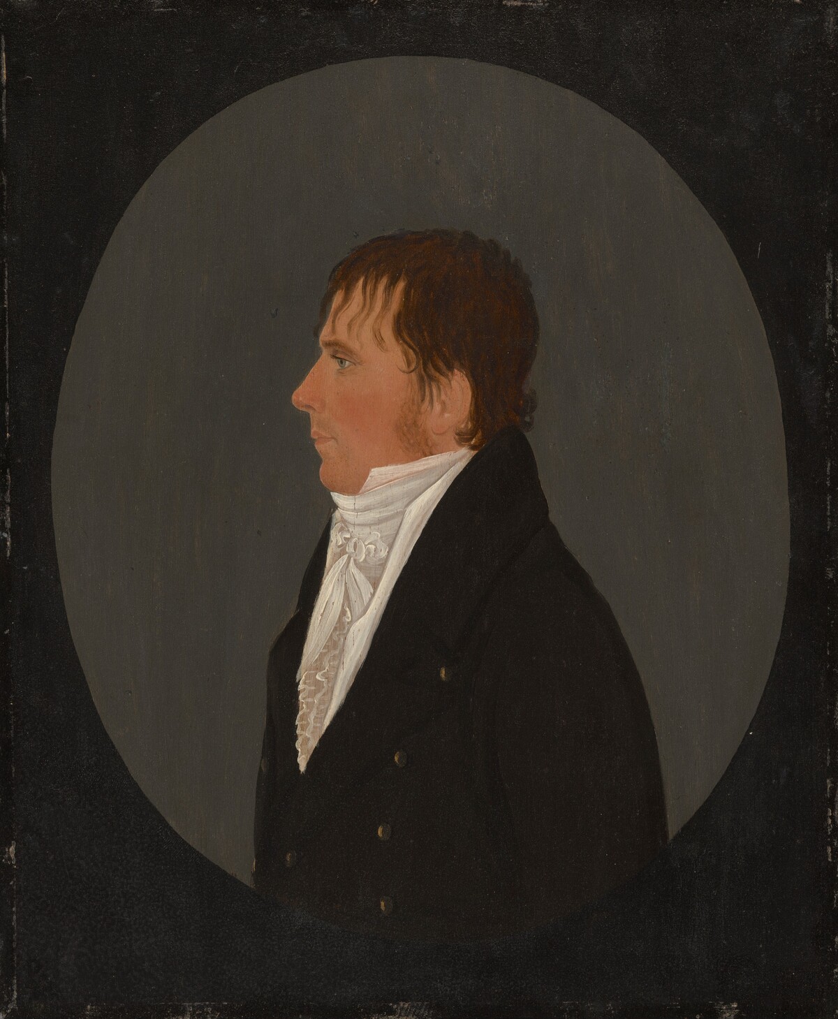Profile Portrait of a Young Man by American 19th Century