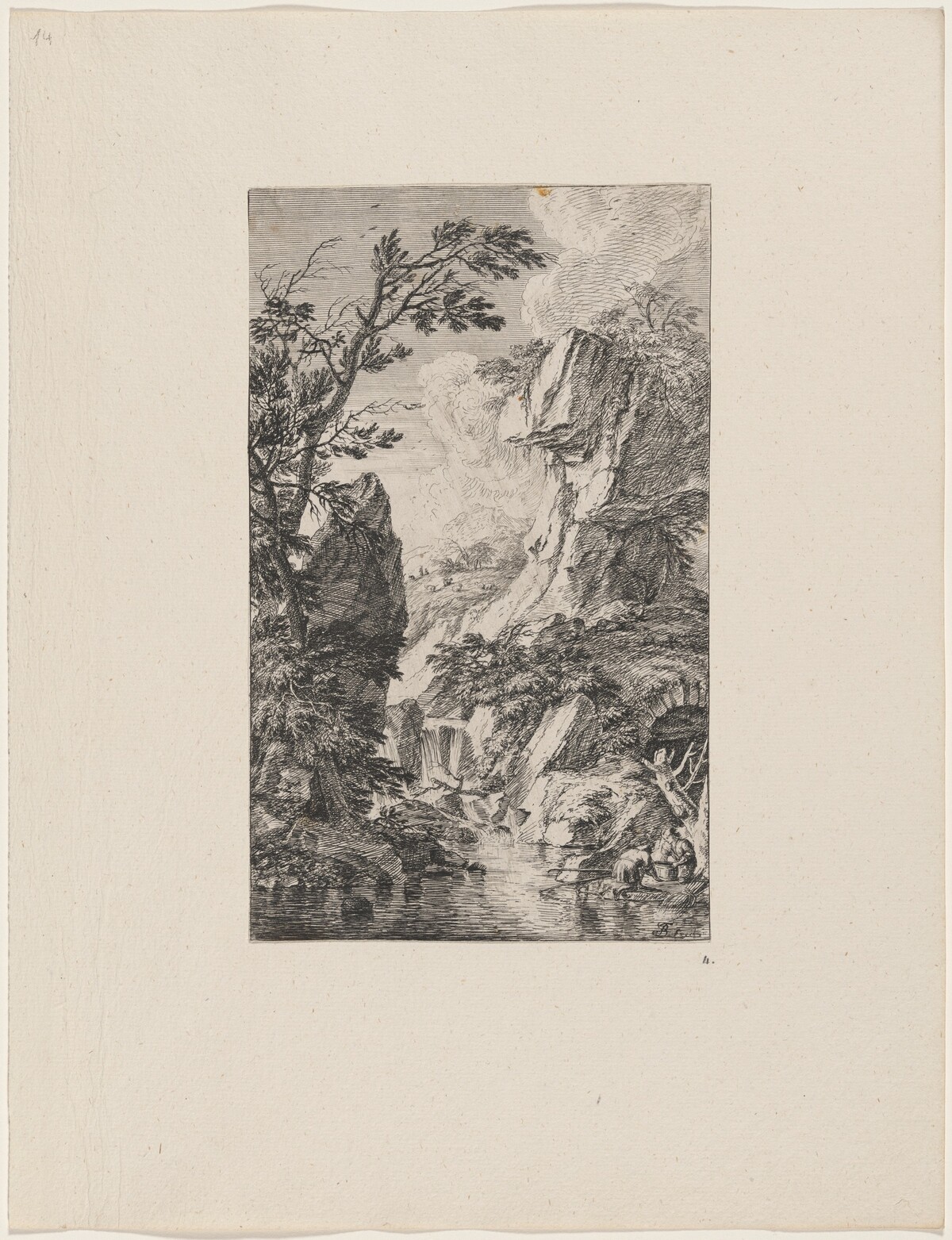 The Two Fishermen by Joachim Franz Beich