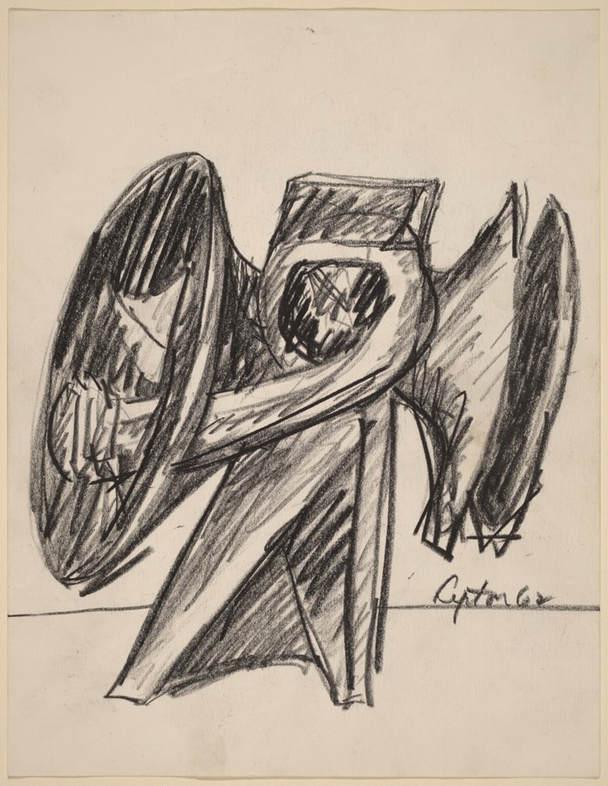 Study for "Archangel" by Seymour Lipton